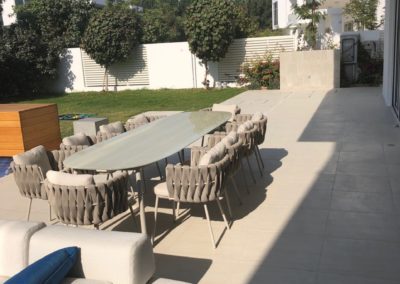 Villa The pearl Dubai - outdoor dining room